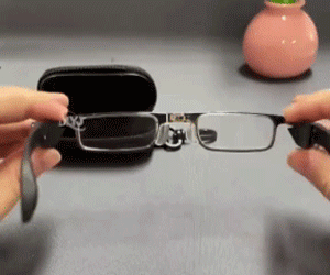 Adjustable Focus Blue Light Blocking Folding Glasses