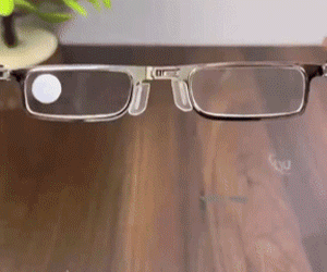 Adjustable Focus Blue Light Blocking Folding Glasses