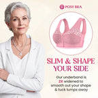 Comfortable Front Closure Cotton Shaping Bra