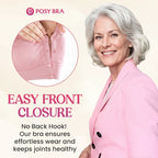 Comfortable Front Closure Cotton Shaping Bra