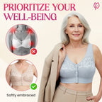 Comfortable Front Closure Cotton Shaping Bra