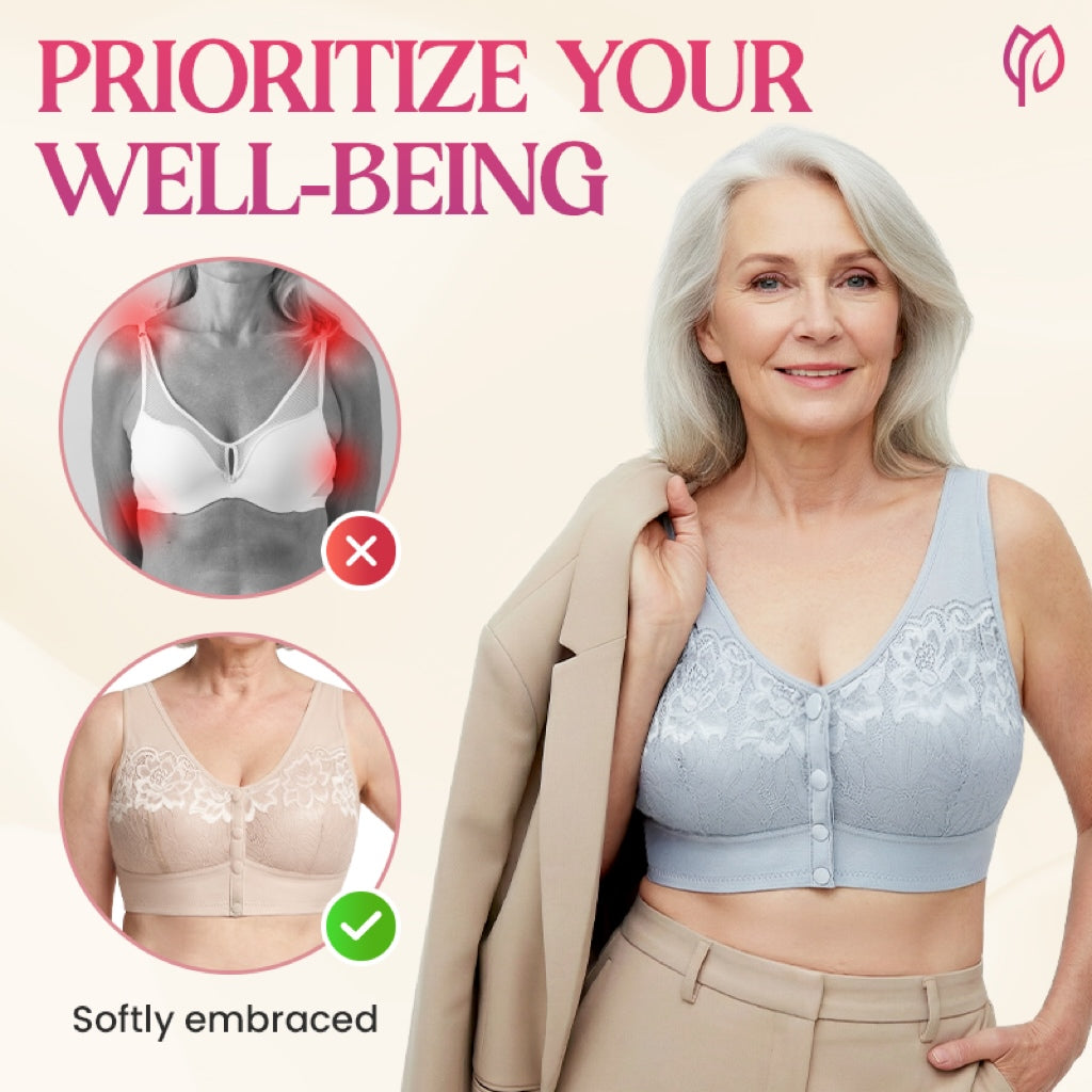Comfortable Front Closure Cotton Shaping Bra
