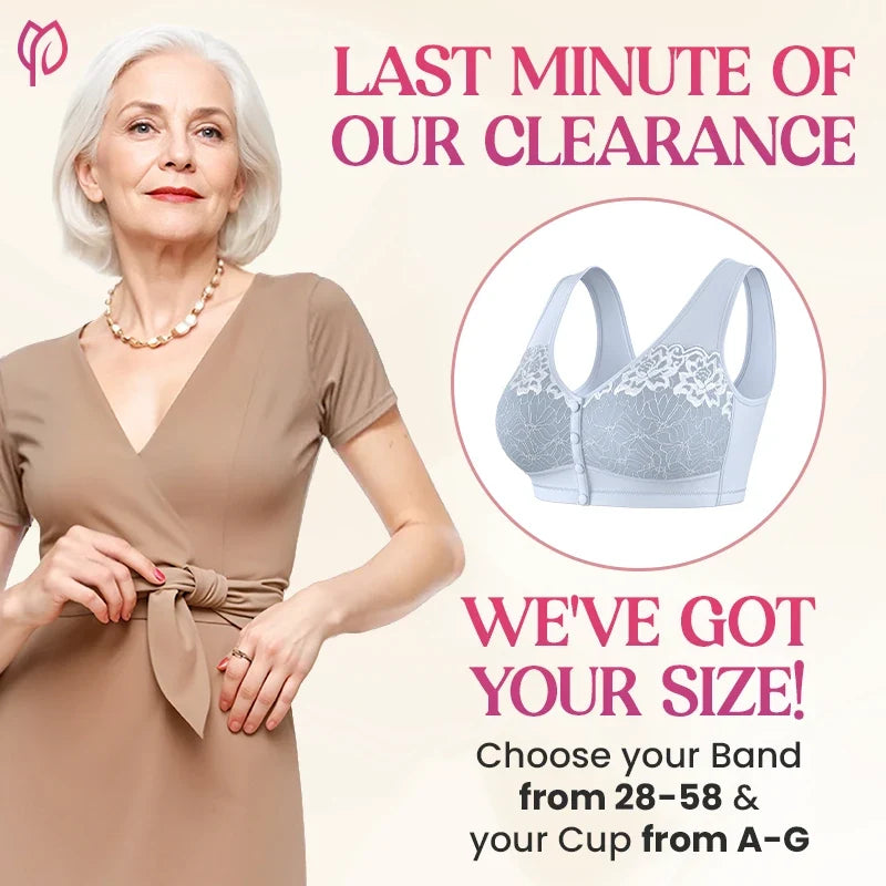 Comfortable Front Closure Cotton Shaping Bra