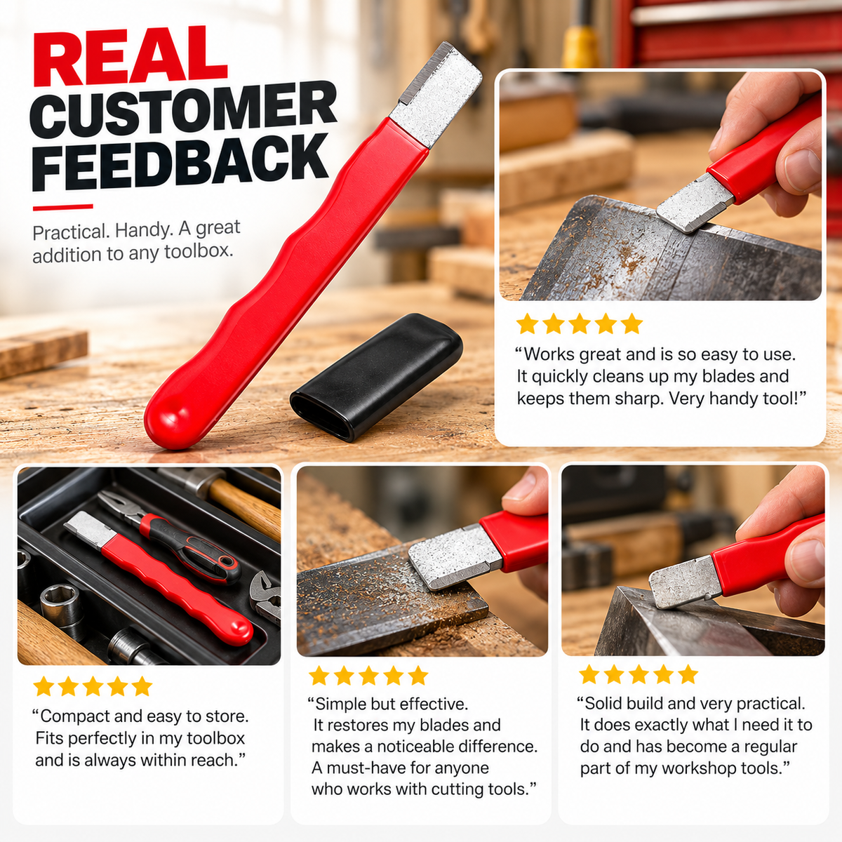 🔥 50% OFF | Blade Sharpener – Refresh Your Blades with Ease!