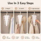 Rotating V-Shaped Accessory Hanger