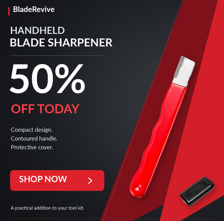 🔥 50% OFF | Blade Sharpener – Refresh Your Blades with Ease!