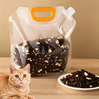 5pcs/pack Grain Sealed Bags, Transparent Food Storage Bags, Moisture-Proof and Pest-Resistant🌾