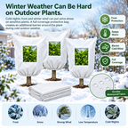 Plant Frost Protection Cover - Winter Frost Protection For Trees, Plants, And Shrubs