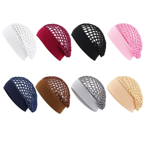 💖Hot 50% OFF🌹🌙 Stretchy Wide-Edge Sleeping Cap Set