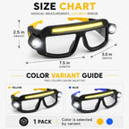 Rechargeable LED Headlamp Glasses – Hands-Free Lighting