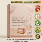 Targeted Bust Care Microneedle Patches – Firm-Looking Skin & Shape Support