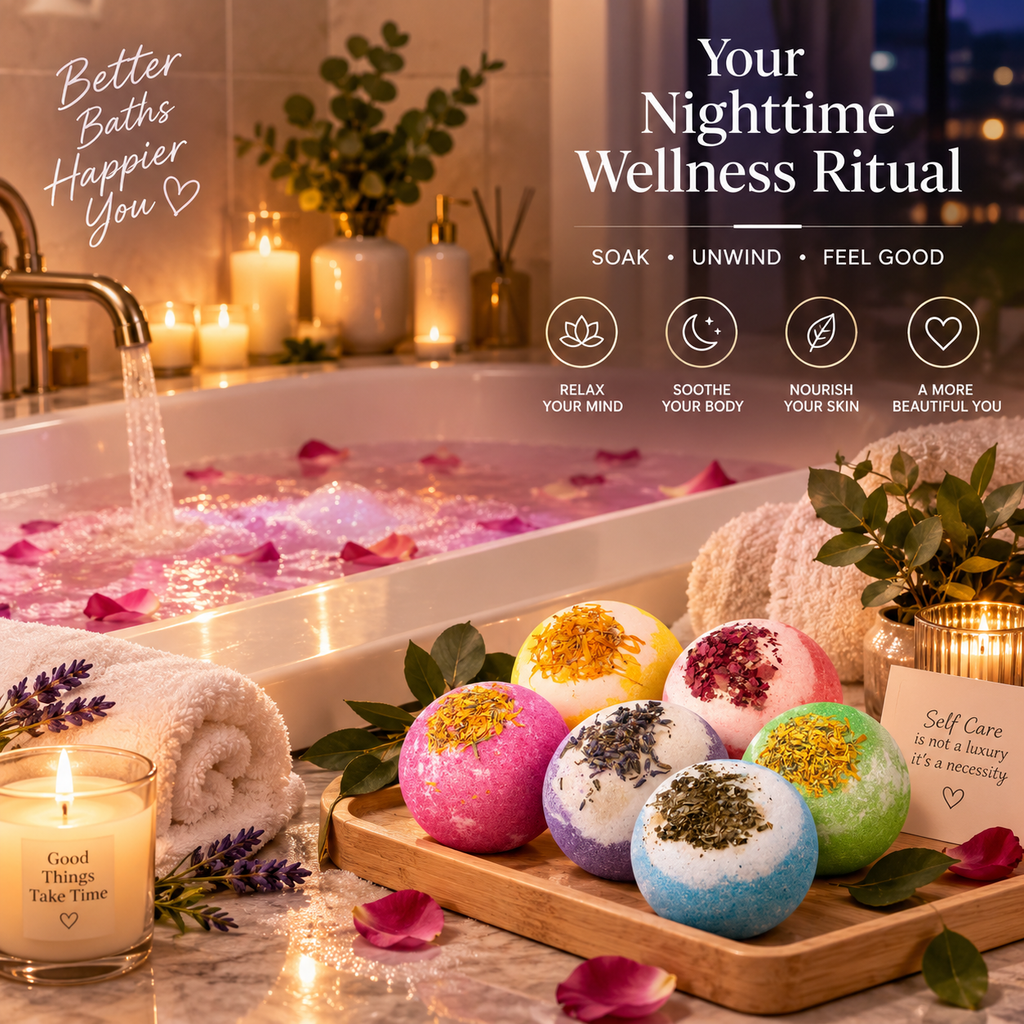 🌸 Botanical Bath Bombs – Turn Every Bath Into a Relaxing Home Spa