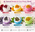 🌸 Botanical Bath Bombs – Turn Every Bath Into a Relaxing Home Spa
