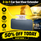 🚗 50% OFF | 2-in-1 Car Sun Visor Extender – Drive with Less Glare, Day or Night!
