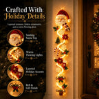 ⏳ Last day! 59% OFF – 🎅 Glowing Christmas Door Hanger