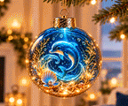 🌊Ocean Glow Sea Life Ornament Collection – 🐳8 Underwater Designs