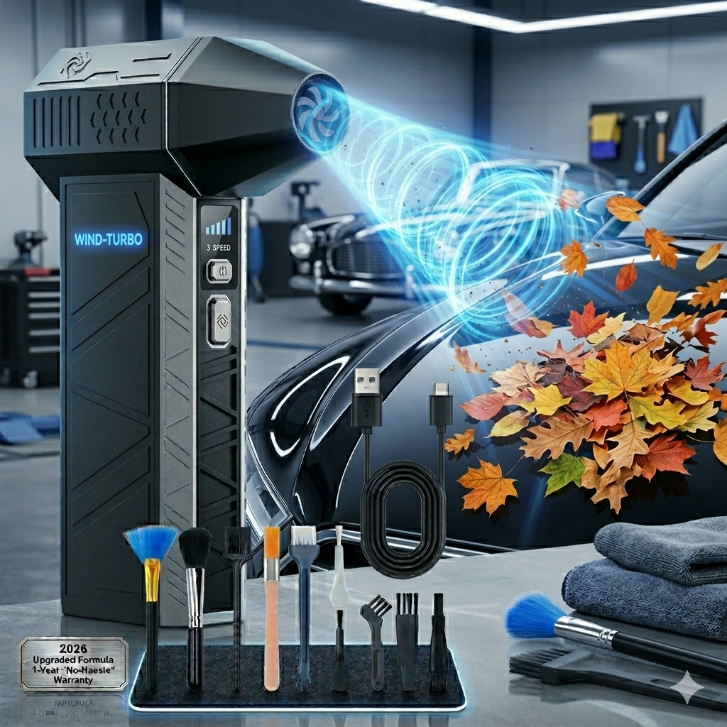 2026 Upgraded Turbo-Pro: 130,000 RPM Violent Jet Fan