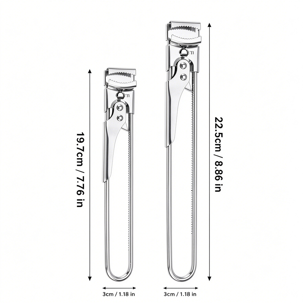 🎁Adjustable Stainless Steel Jar Opener – Easy-Grip Lid & Bottle Opener