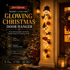 ⏳ Last day! 59% OFF – 🎅 Glowing Christmas Door Hanger