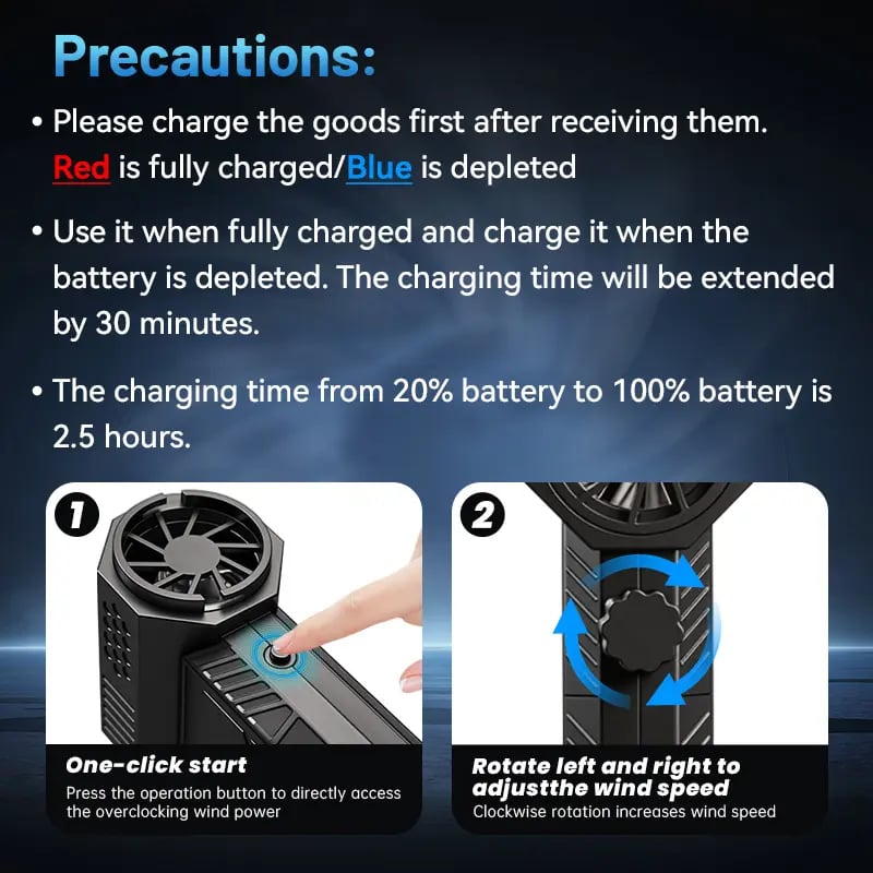 2026 Upgraded Turbo-Pro: 130,000 RPM Violent Jet Fan