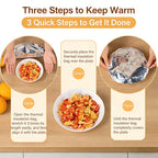 Reusable Aluminum Foil Food Covers