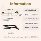 Adjustable Focus Blue Light Blocking Folding Glasses