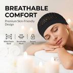 💖Hot 50% OFF🌹🌙 Stretchy Wide-Edge Sleeping Cap Set