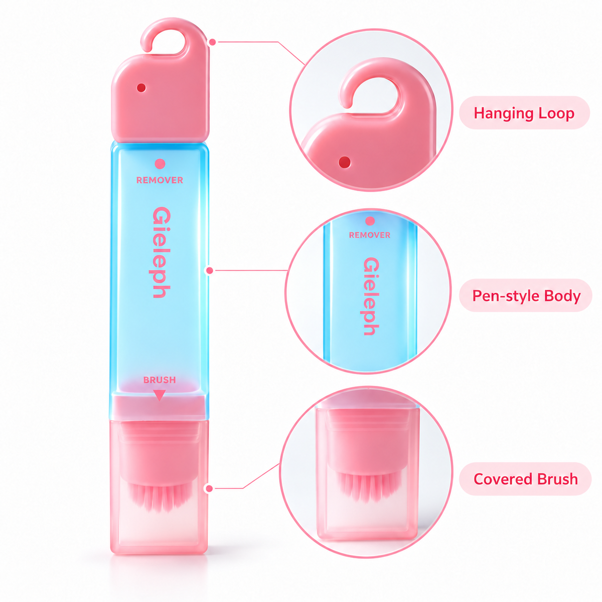 Stain remover pen design features